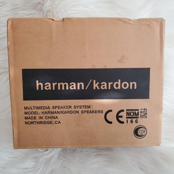 Harman Kardon Black HK206 Multimedia Speakers with 12V AC Adapter - Picture 4 of 8